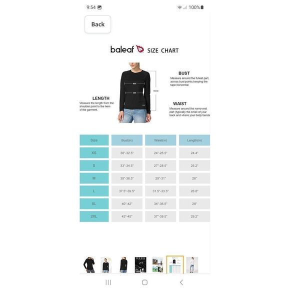 New Medium Baleaf Black Long Sleeve UPF50 RashGuard Lightweight Active Shirt NWT - Picture 6 of 8